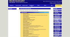 Desktop Screenshot of onlinekalkulacka.vyhladajsi.sk