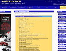 Tablet Screenshot of onlinekalkulacka.vyhladajsi.sk