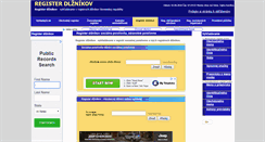 Desktop Screenshot of dlznici.vyhladajsi.sk